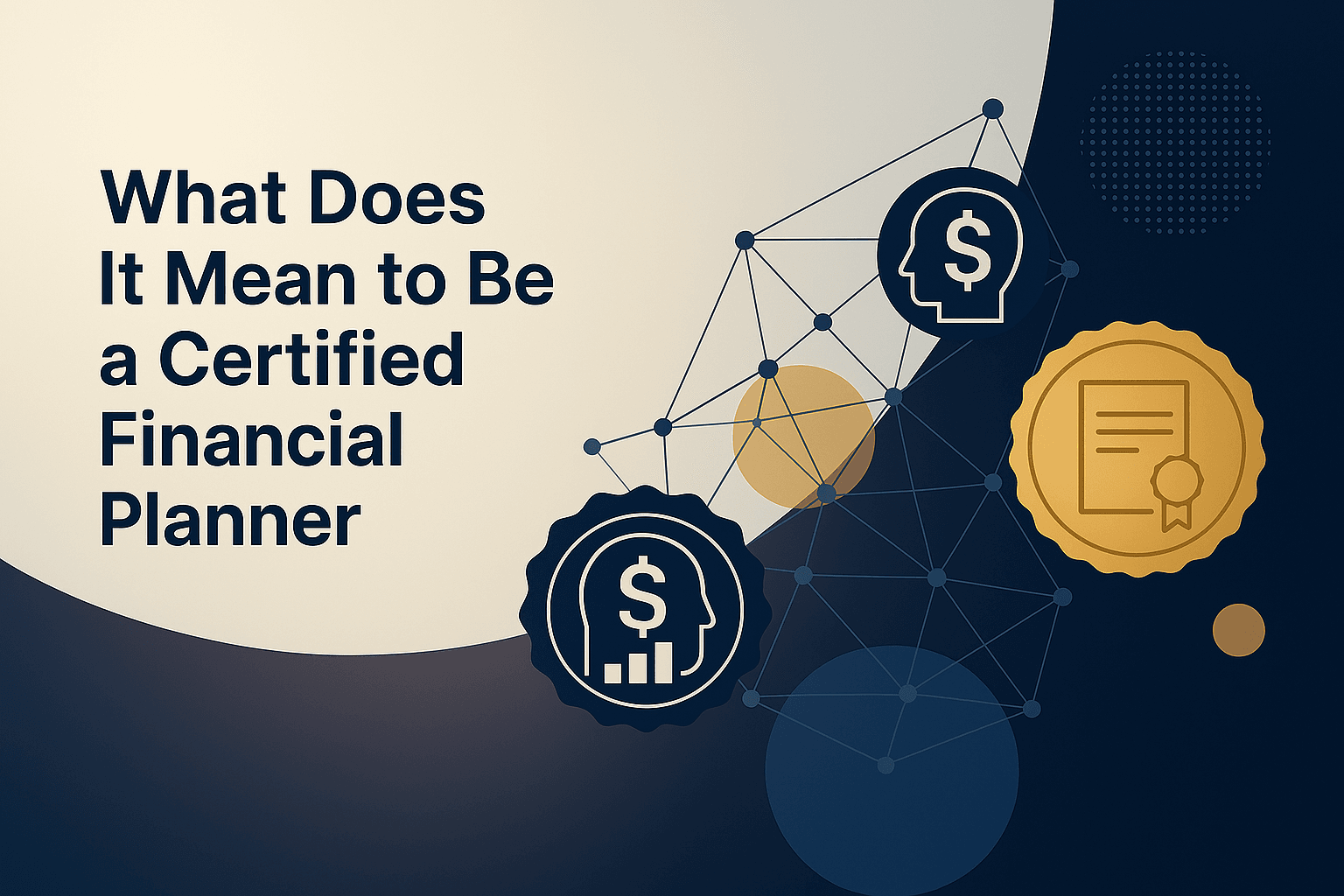 What does it mean to be a certified financial planner